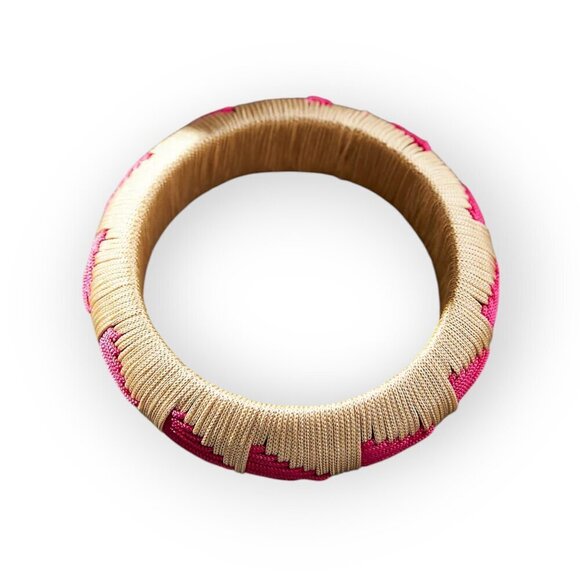 Anthropologie Rattan Woven Bangle Bracelet - Picture 8 of 10